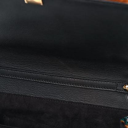 Fendi Velvet Vitello Dolce Fun Fair Kan I Shoulder Bag Tobacco Multicolor Black 12 of 14