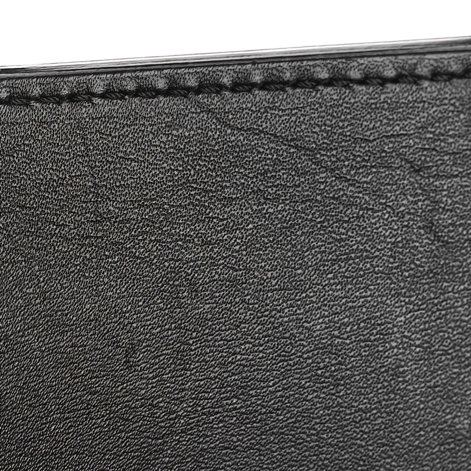 Alexander McQueen Soft Calfskin Small Enamel Plate Heroine Powder Black 10 of 10
