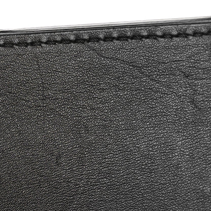 Alexander McQueen Soft Calfskin Small Enamel Plate Heroine Powder Black 10 of 10