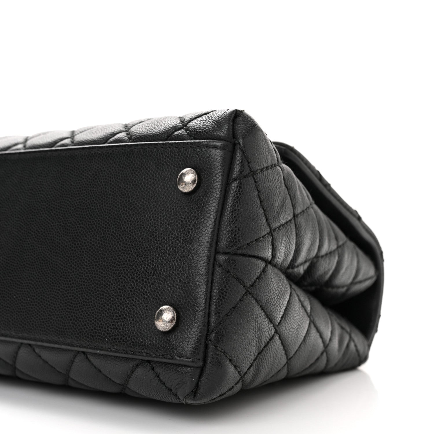Chanel Caviar Quilted Small Coco Handle Flap Black 10 of 10