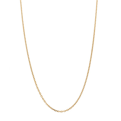 Van Cleef & Arpels 18K Yellow Gold Trace Chain Necklace 1 of 5