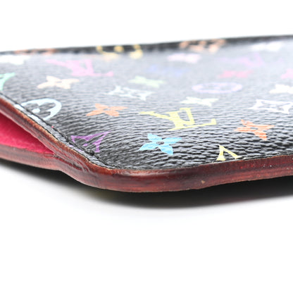 Louis Vuitton Monogram Multicolor Key Pouch Black Grenade 9 of 9