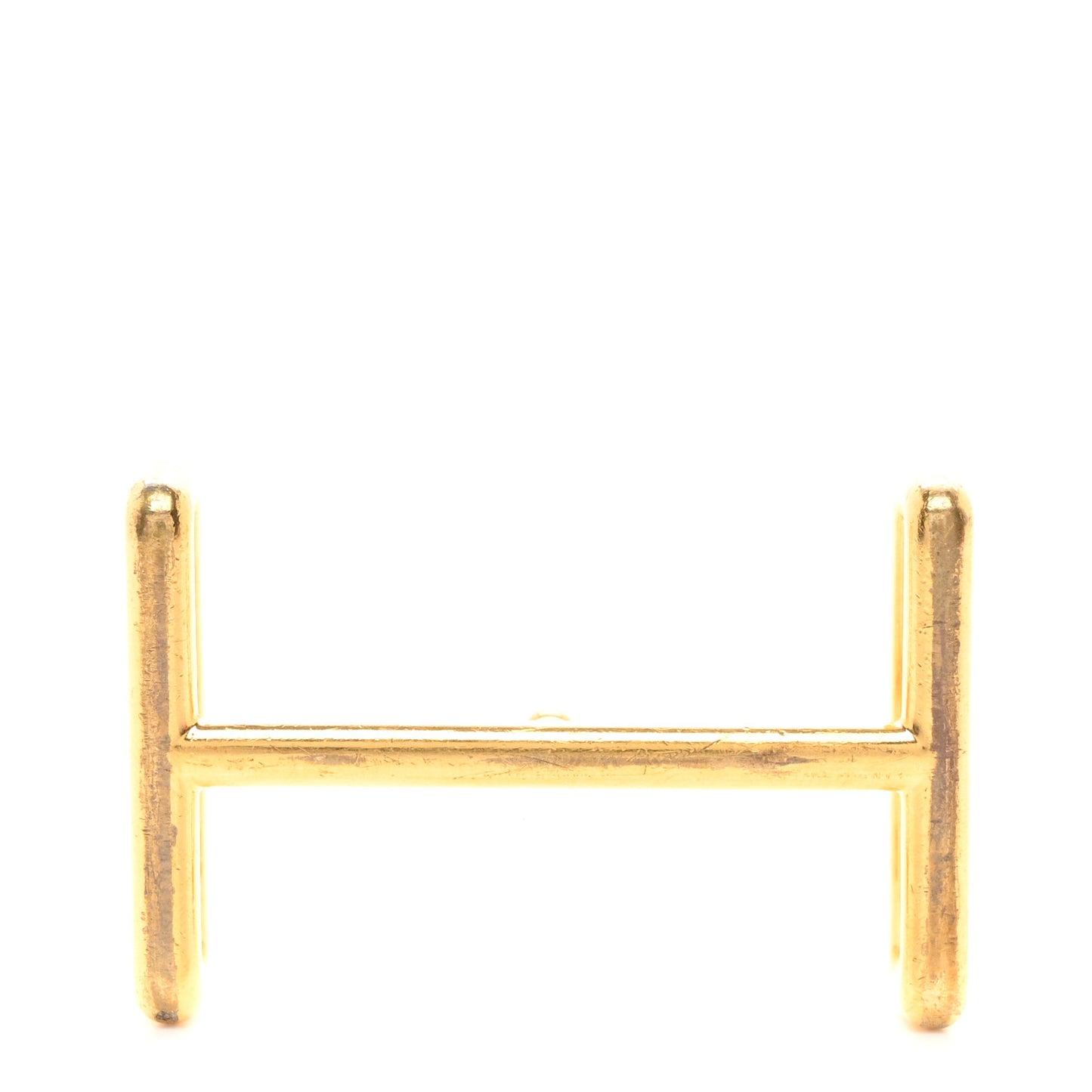 Polished Gold Idem 32MM H Belt Buckle