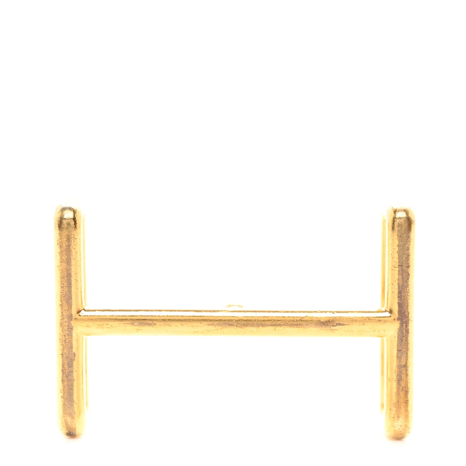 Hermes Polished Gold Idem 32MM H Belt Buckle 1 of 3