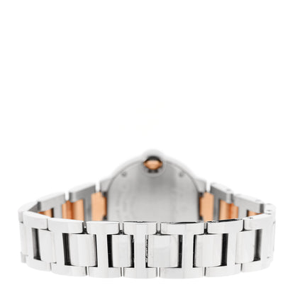 Cartier Stainless Steel 18K Pink Gold Mother of Pearl 28mm Ballon Bleu De Cartier Quartz Watch 3 of 4
