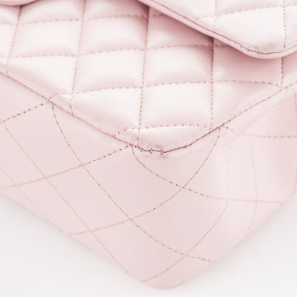 Chanel Lambskin Quilted Medium Double Flap Light Pink 12 of 12
