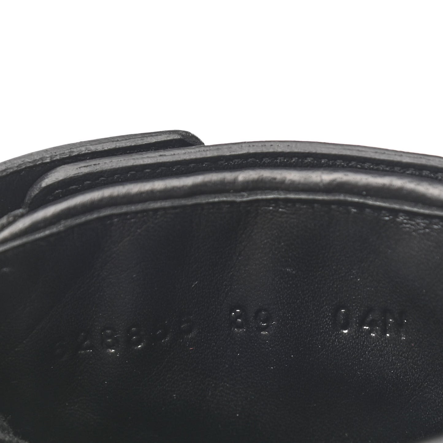 Nappa Frances GG Matelasse Platform Combat Boots 39 Black