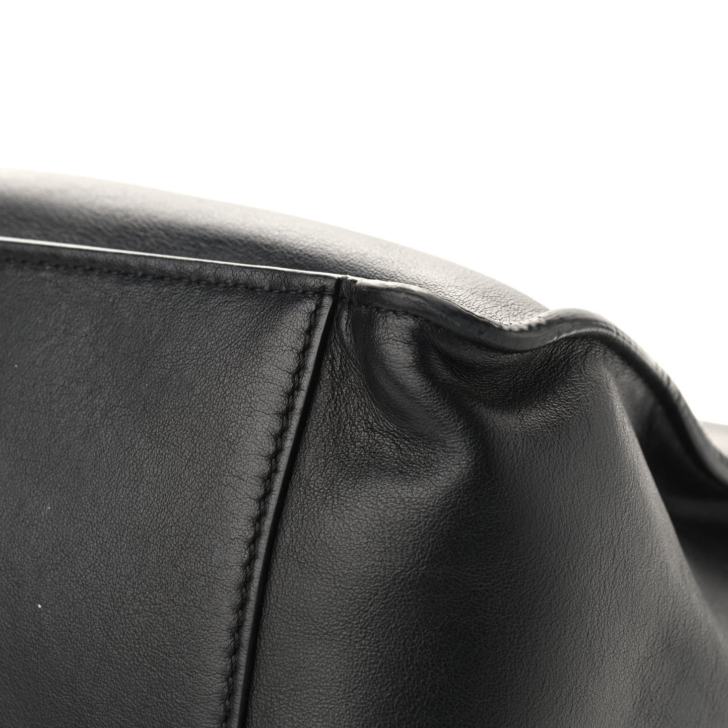 Vitello Grace Matte Large Flip Tote Black