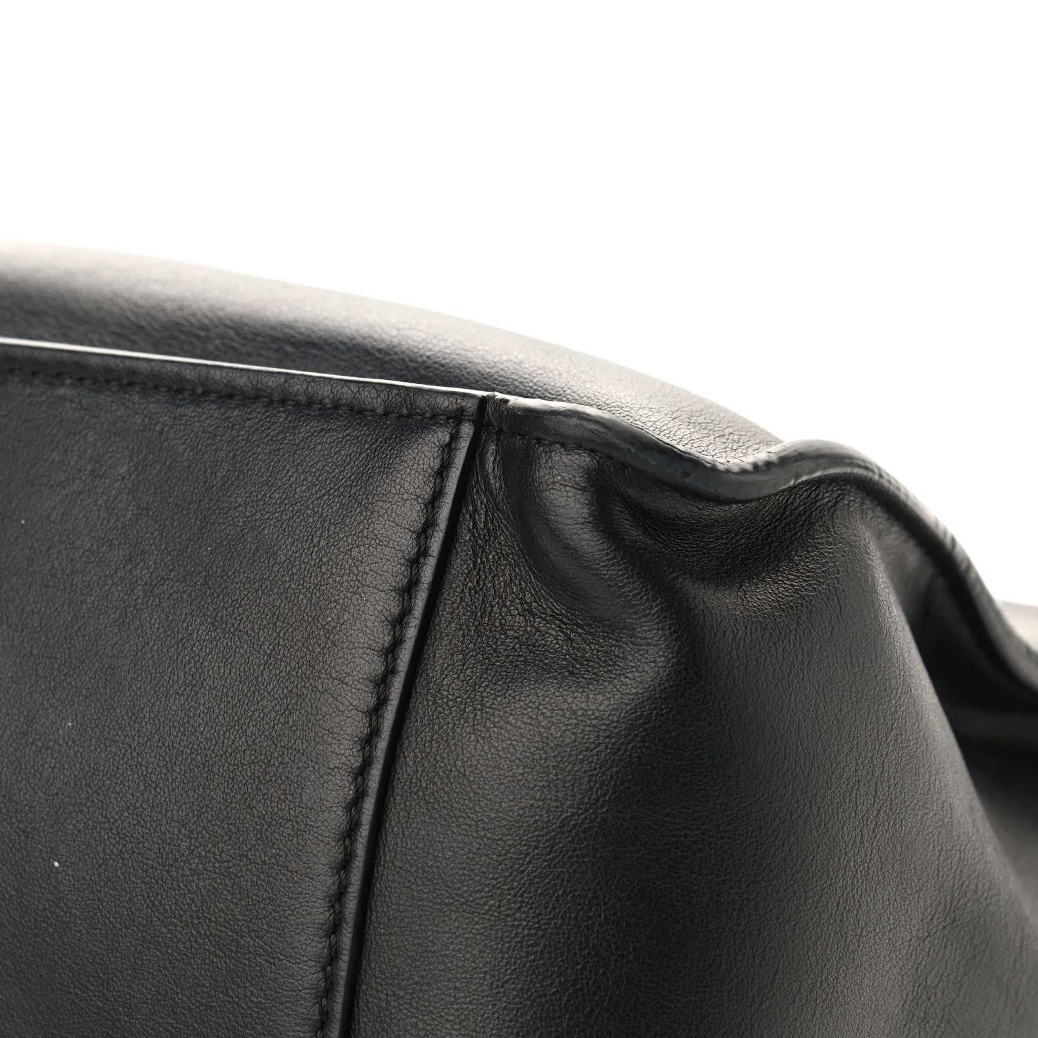 Fendi Vitello Grace Matte Large Flip Tote Black 13 of 15