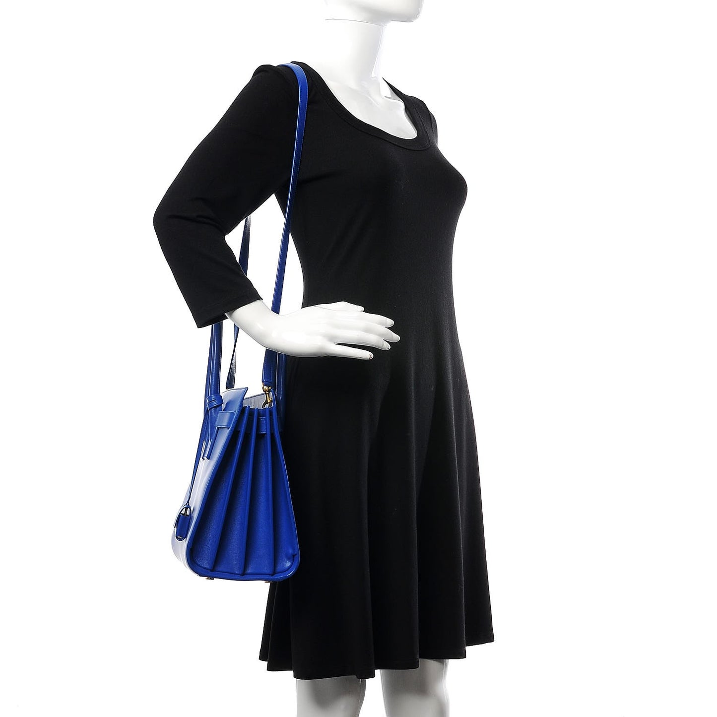 Calfskin Small Sac De Jour Blue Majorelle