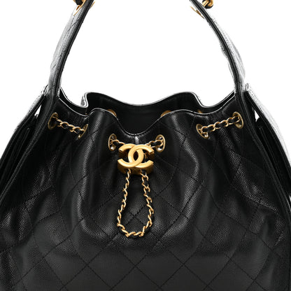 Chanel Caviar Quilted Small Chanel 25 Handbag Black 8 of 11