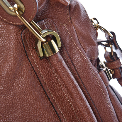 Chloe Calfskin Large Paraty Speculoos Brown 13 of 14