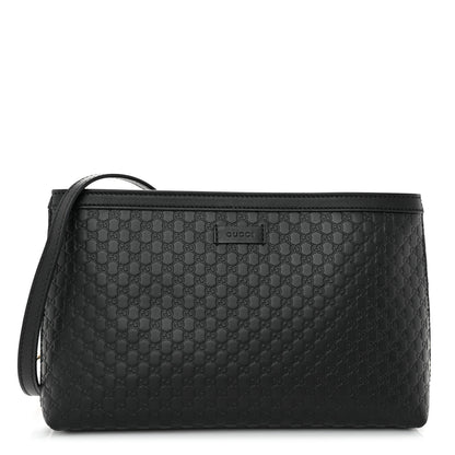 Gucci Microguccissima Flat Crossbody Black 1 of 10