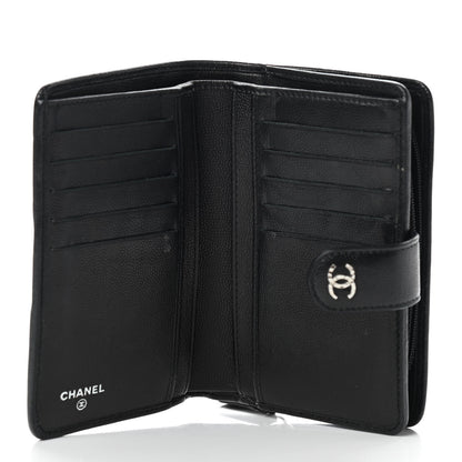 Chanel Caviar CC Zipped Pocket Wallet Black 5 of 10