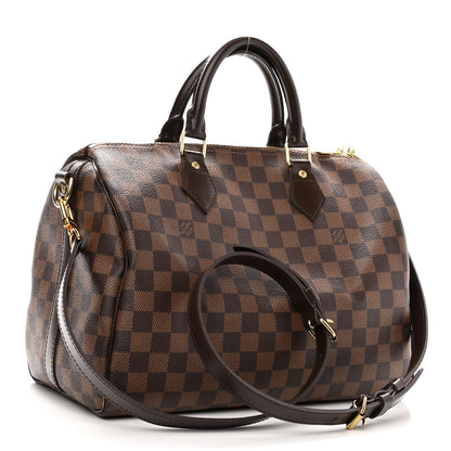 Louis Vuitton Damier Ebene Speedy Bandouliere 30 3 of 12