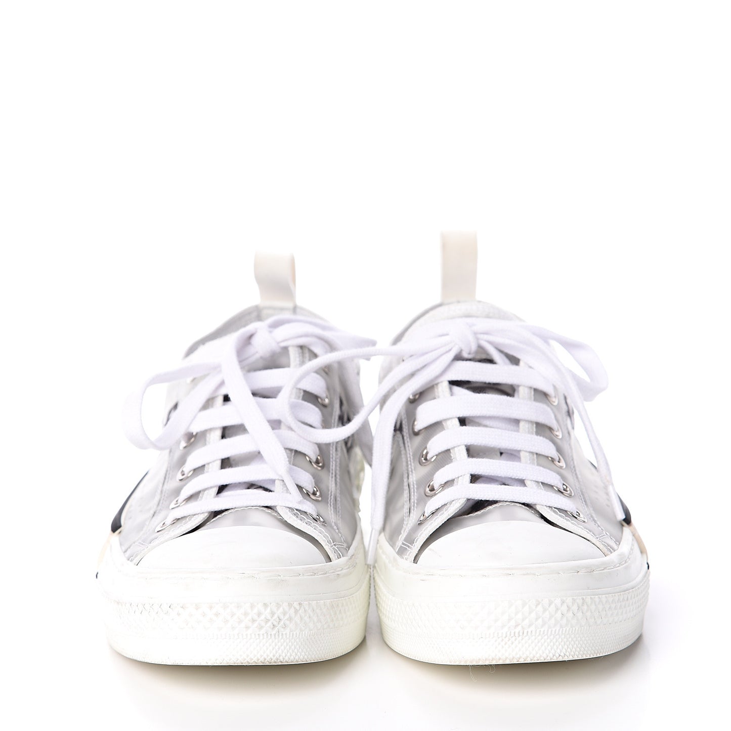Technical Canvas Oblique Womens B23 Low Top Sneaker 36 White Black