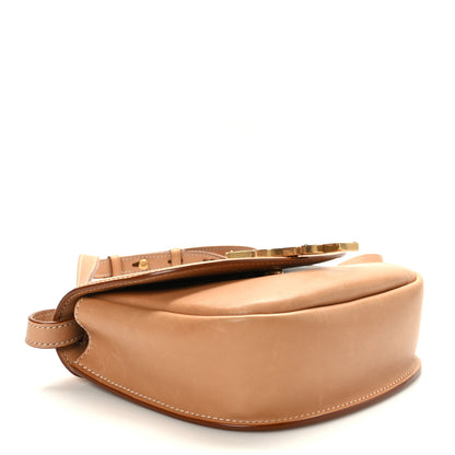 Saint Laurent Smooth Calfskin Cotton Canvas Small Kaia Satchel Natural Beige 4 of 9