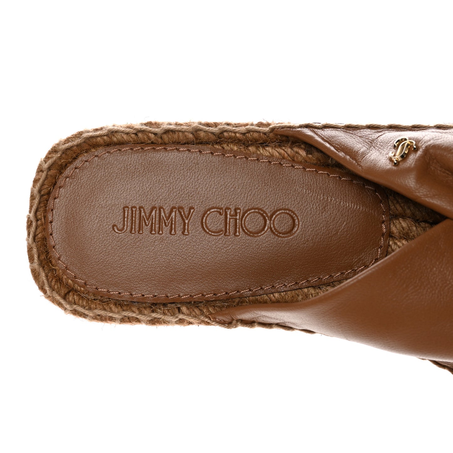 Nappa Daja 45 Espadrille Sandals 40 Cuoio
