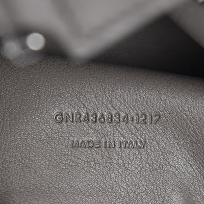 Saint Laurent Smooth Calfskin Crocodile Embossed Baby Monogram Downtown Cabas Earth 8 of 8