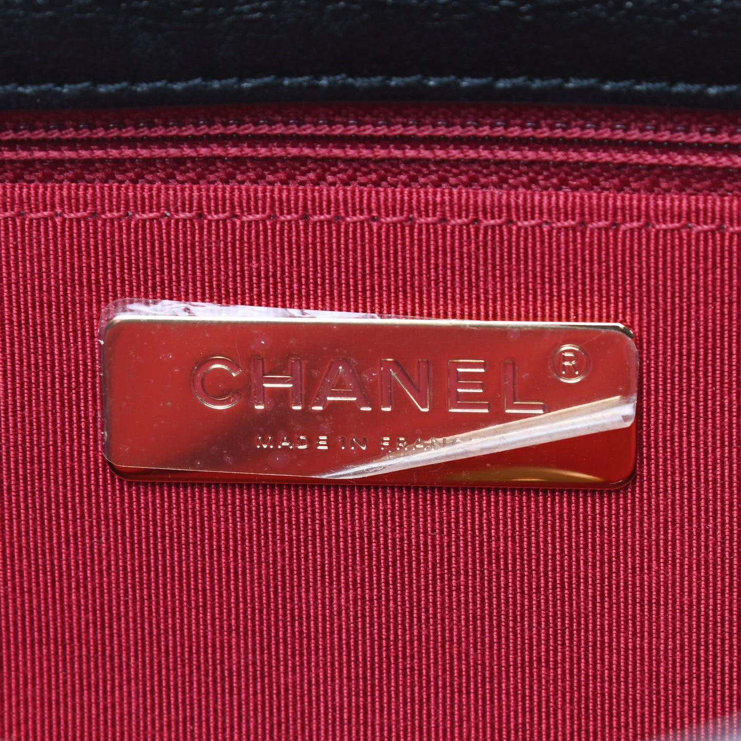 Lambskin Quilted Large Chanel 19 Flap Black