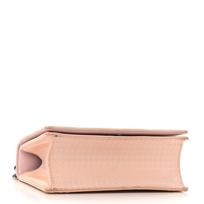 Christian Dior Patent Micro-Cannage Small Diorama Flap Bag Rose 4 of 9