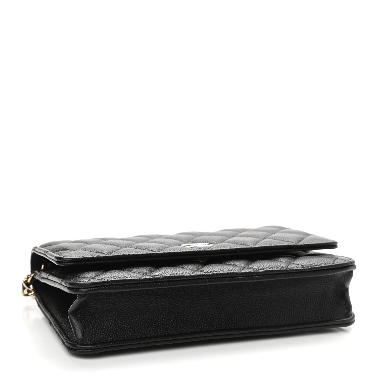 Chanel Caviar Quilted Tiny CC Wallet On Chain WOC Black 4 of 13