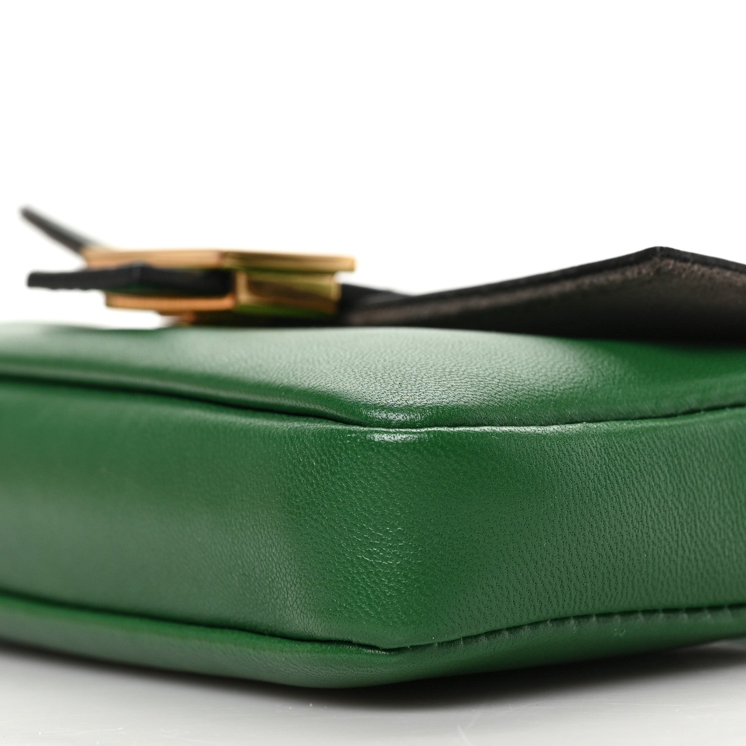 Fendi Nappa Micro Baguette Verde 8 of 8