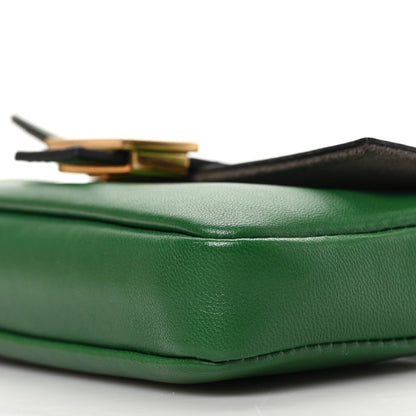 Fendi Nappa Micro Baguette Verde 8 of 8