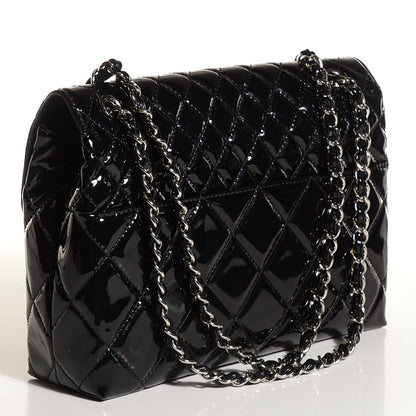 Chanel Vinyl Quilted In the Business Flap Bag Black 3 of 9
