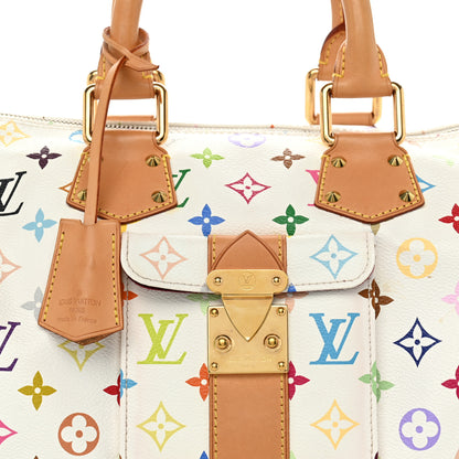 Louis Vuitton Monogram Multicolor Speedy 30 White 8 of 10