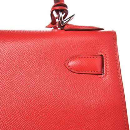 Hermes Epsom Kelly Sellier 28 Rouge Casaque 28 of 35