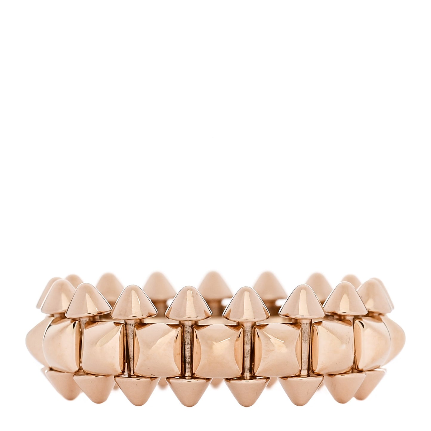 18K Pink Gold MM Clash De Cartier Ring 53 6.25