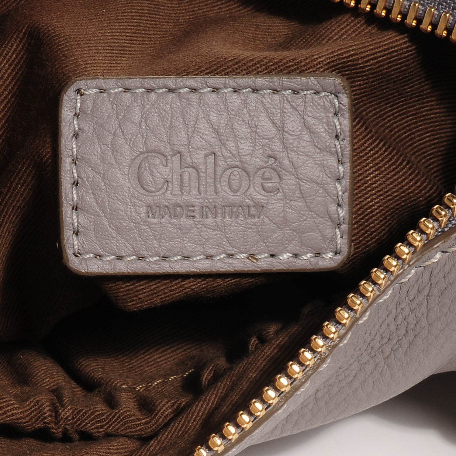 Chloe Calfskin Mini Marcie Satchel Cashmere Grey 9 of 12