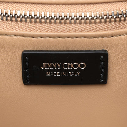 Jimmy Choo Smooth Shiny Calfskin Cinch M Bucket Bag Black 6 of 10