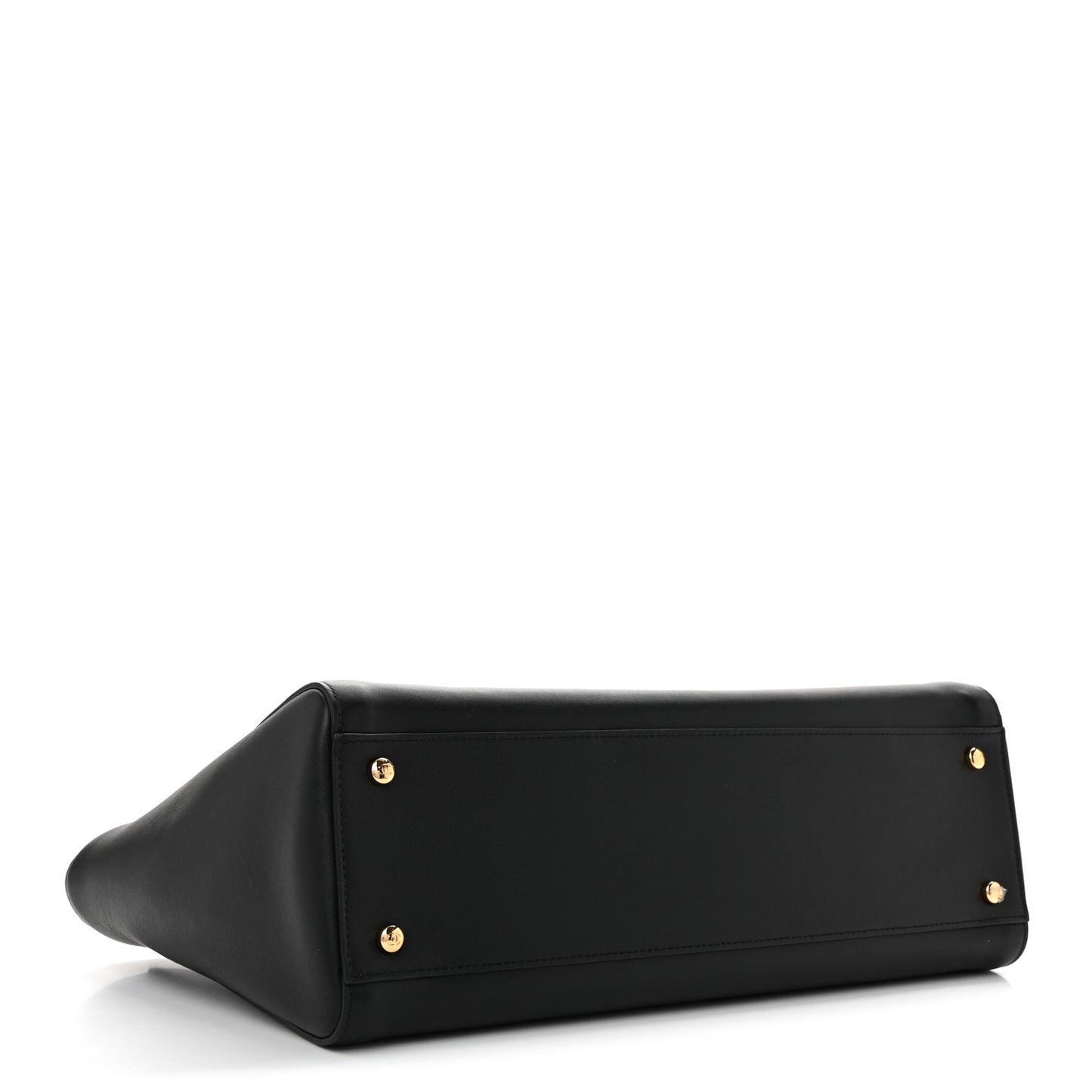 Calfskin Archetype Small Shopping Tote Black