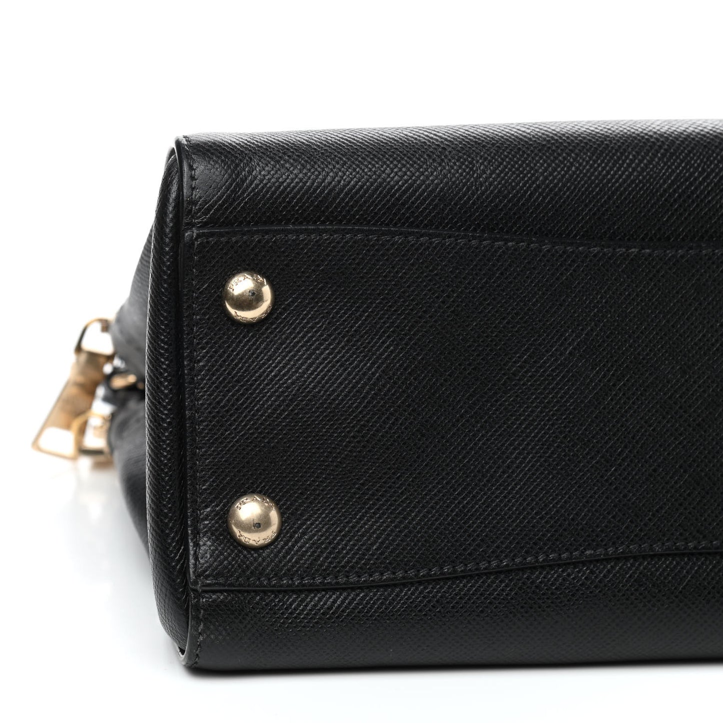 Saffiano Lux Bowler Black