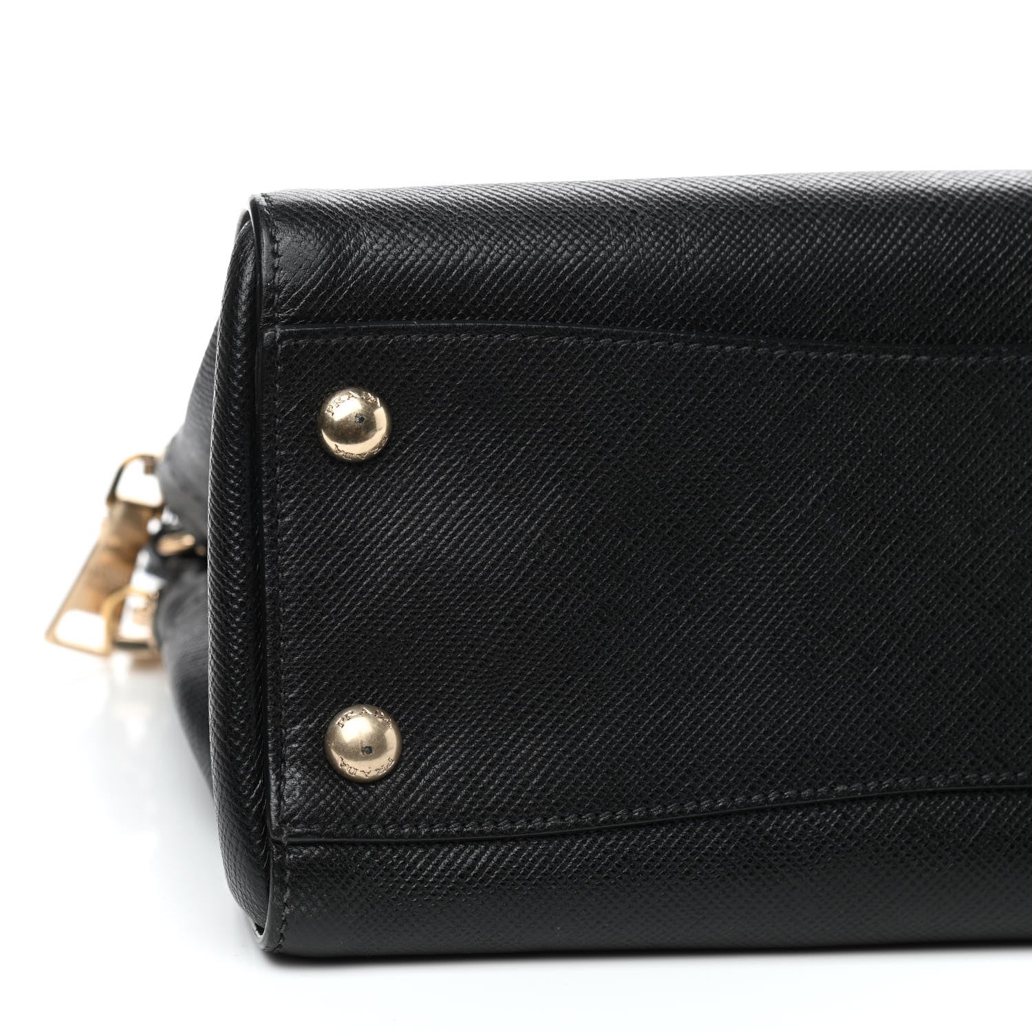 Prada Saffiano Lux Bowler Black 6 of 7