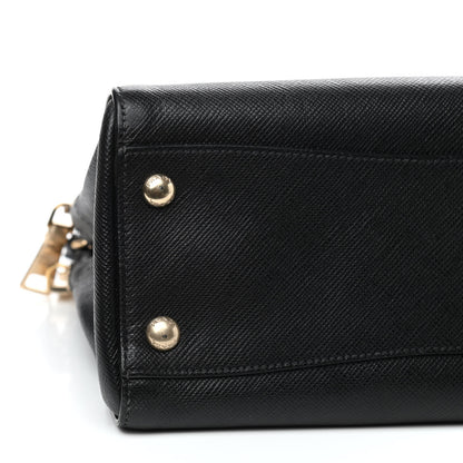 Prada Saffiano Lux Bowler Black 6 of 7