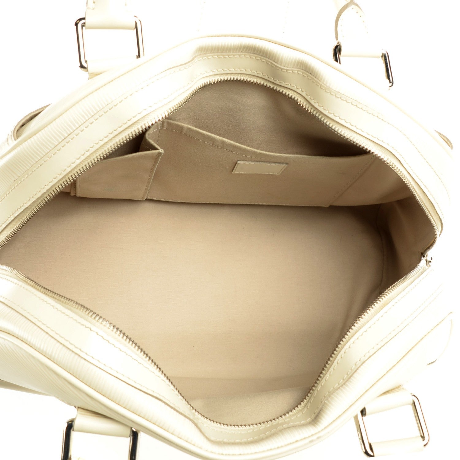 Louis Vuitton Epi Bowling Montaigne GM Ivory 5 of 7