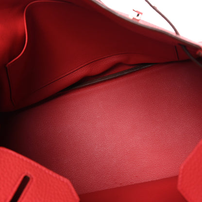 Hermes Taurillon Clemence Birkin 35 Bougainvillea 5 of 10