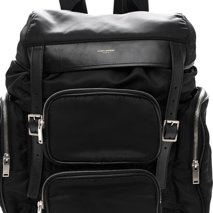 Saint Laurent Nylon City Fold Up Backpack Black 7 of 11