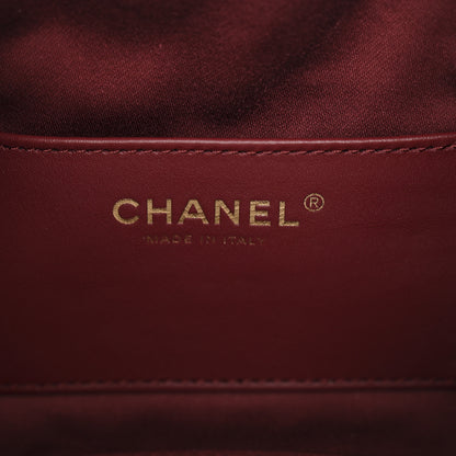 Chanel Caviar Quilted Mini Chanel 25 Handbag White 6 of 10