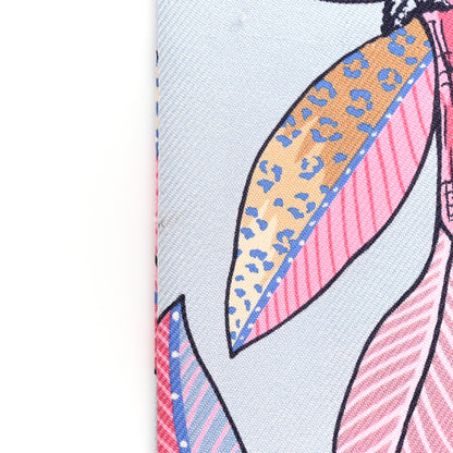 Hermes Silk Tree Of Song Twilly Bleu 5 of 6