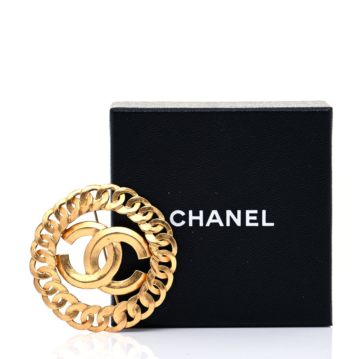 Chanel CC Brooch Gold 4 of 4