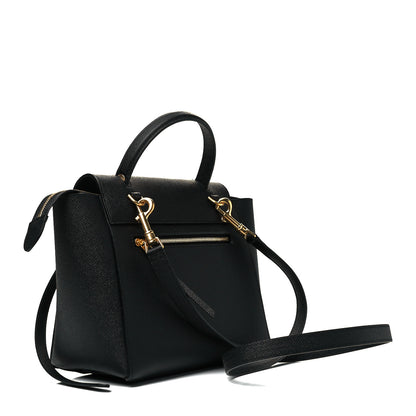Celine Grained Calfskin Micro Belt Bag Black 3 of 8