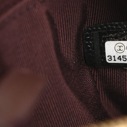 Chanel Caviar Quilted Small Cosmetic Case Black 7 of 8