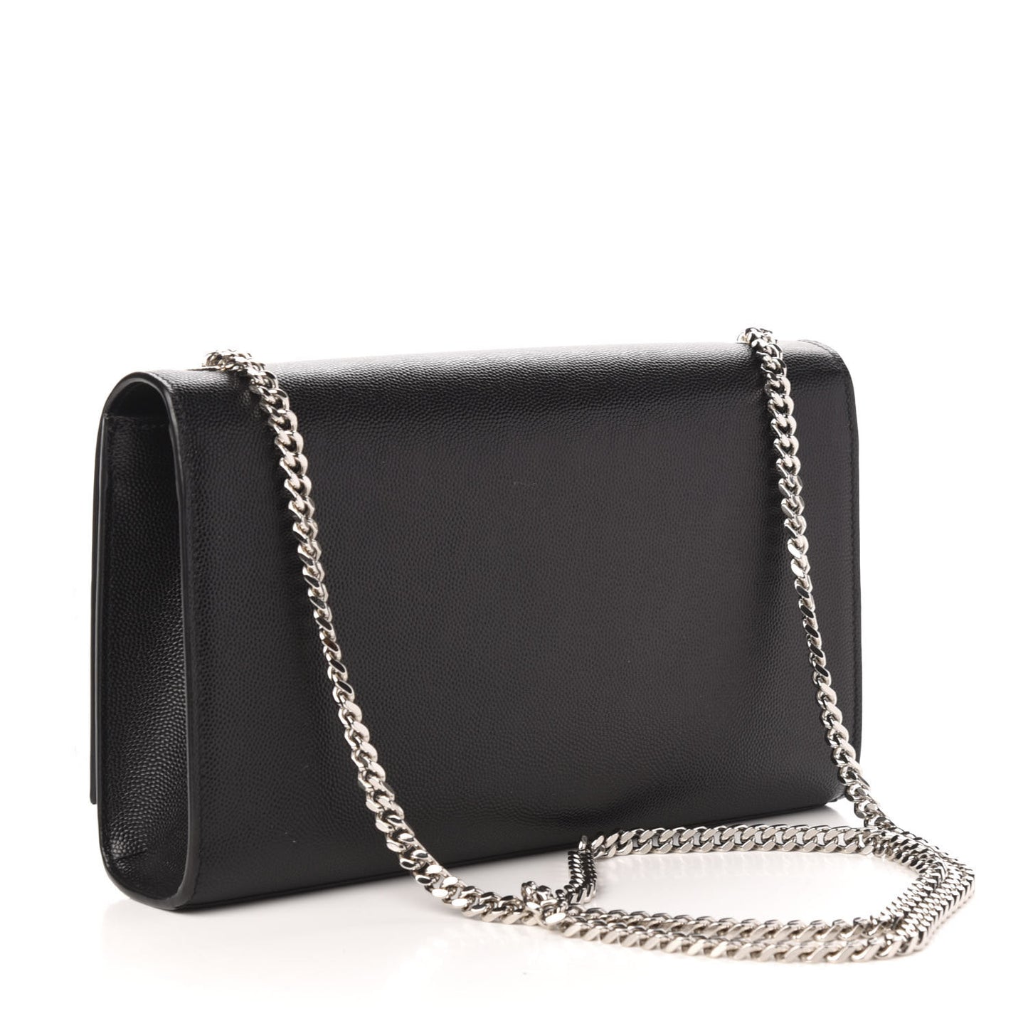 Grain De Poudre Medium Classic Monogram Kate Satchel Black