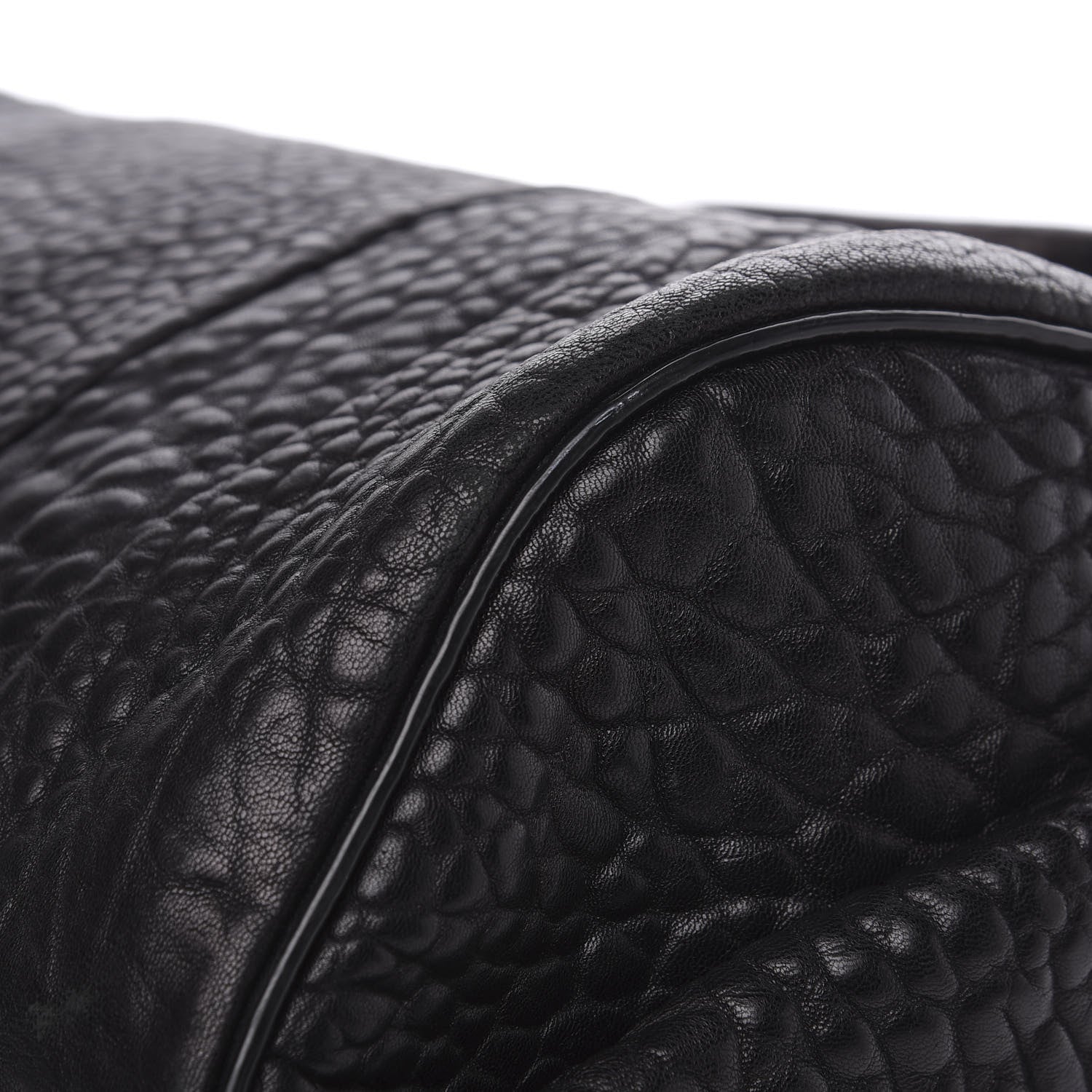 Alexander Wang Pebbled Lambskin Rocco Black Rose Gold Hardware 7 of 9