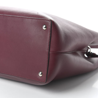 Fendi Vitello Dolce Marmol Regular 2Jours Tote Bordeaux 7 of 10