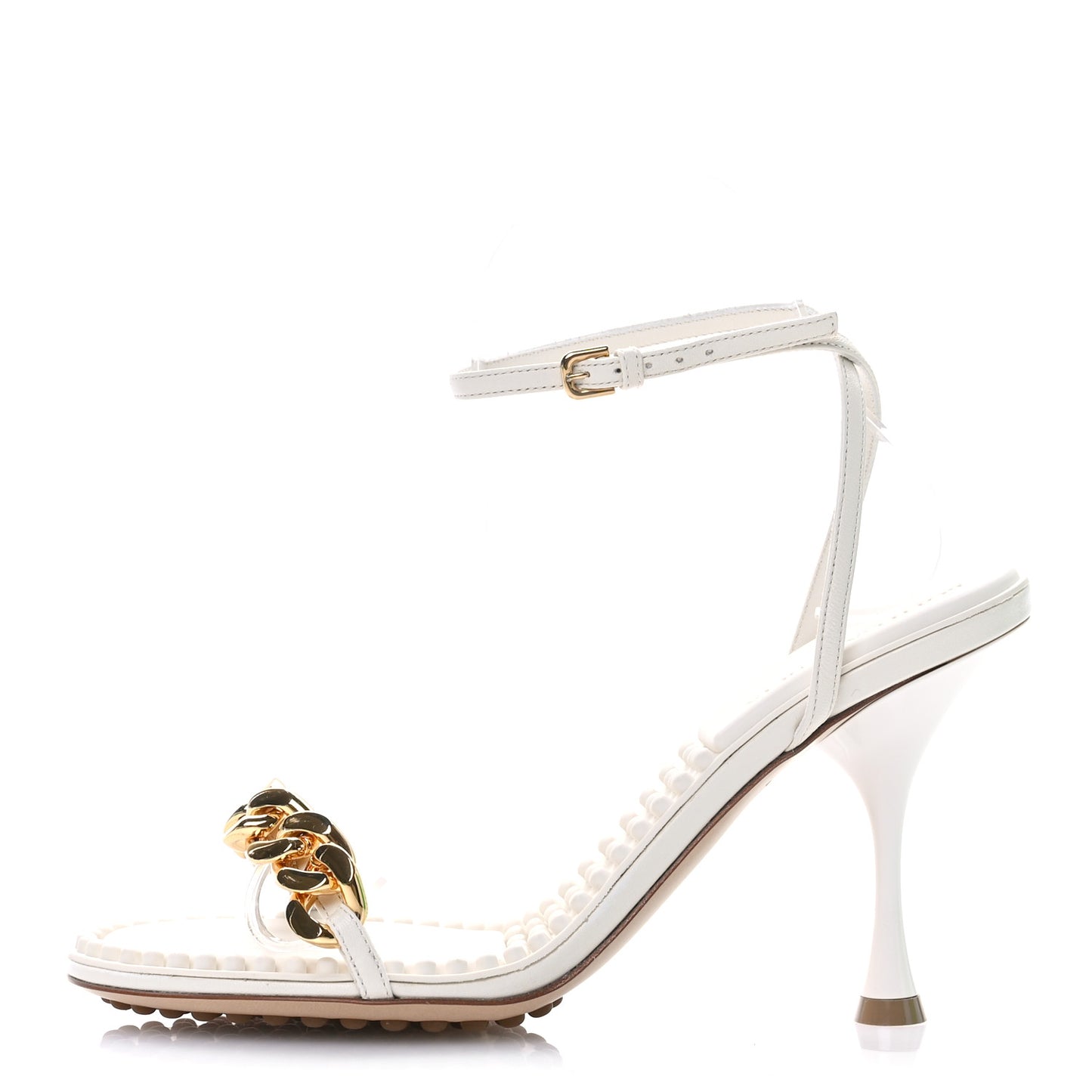 Lambskin Dot 90mm Sandals 37 String